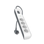 Belkin bsv400ca2m, 525 j, 4 sortie(s) ca, type e, noir, blanc, type e, 2 m