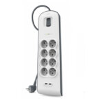 Belkin bsv804ca2m, 900 j, 8 sortie(s) ca, blanc, 2 m