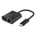 Belkin inc019btbk, avec fil, usb 3. 2 gen 1 (3. 1 gen 1) type - c, 100 w, 10, 100, 1000 mbit / s, noir, ...
