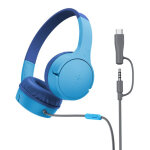 Belkin soundform mini, avec fil, appels / musique, casque, bleu aud010hqbl