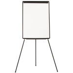 Bi - office chevalet de conf�rence surface non magn�tique 70 x 100�cm - cadre noir