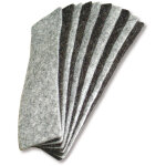 Bi - office recharge de brosse pour tableau blanc magntique - lot de 10
