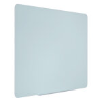Bi - office tableau blanc verre tremp - surface magntique - l. 120 x h. 90 cm