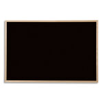 Bi - silque bi - office tableau noir pour craie, cadre en bois de pin. format 60x40 cm