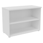 Biblioth�que basse sans porte l. 100 x p. 48 x h. 72 cm - blanc