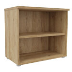 Biblioth�que basse sans porte l. 80 x p. 48 x h. 72 cm - ch�ne nebraska
