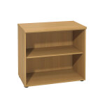 Biblioth�que basse sans porte l. 80 x p. 48 x h. 72 cm - h�tre