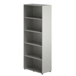 Bibliothque haute delux - l. 86 x h. 215 cm - sans porte - corps couleur aluminium