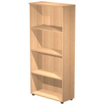 Bibliothque haute pronto - l. 80 x h. 180 cm - sans porte - htre