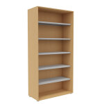 Bibliothque haute sans porte l. 100 x p. 48 x h. 203 cm - htre