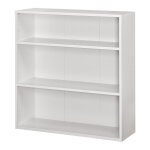 Bibliothque libri 2 - blanc - h. 100 x l. 94 cm
