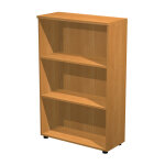 Bibliothque mi - hauteur pronto - l. 80 x h. 120 cm - sans porte - aulne