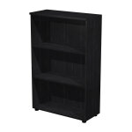Biblioth�que mi - hauteur pronto - l. 80 x h. 120 cm - sans porte - noir