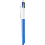 Bic 4 couleurs original stylo bille rtractable pointe moyenne 1 mm - corps bleu