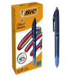 Bic 4 couleurs stylo bille smooth pro pointe moyenne 1 mm - corps bicolorse Bic 4 couleurs stylo bille smooth pro pointe moyenne 1 mm - corps bicolorse