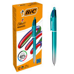 Bic 4 couleurs stylo bille smooth pro pointe moyenne 1 mm - corps gradient vert Bic 4 couleurs stylo bille smooth pro pointe moyenne 1 mm - corps gradient vert