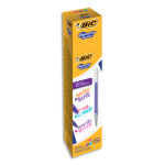 Bic gel - ocity illusion recharges stylo gel effaable pointe moyenne (0, 7 mm) - violet