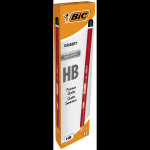 Bic gilbert crayon papier mine hb - rouge - boîte de 12 Bic gilbert crayon papier mine hb - rouge - boîte de 12