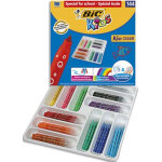 Bic kids kid couleur feutres de coloriage  pointe moyenne - couleurs assorties, classpack de 144