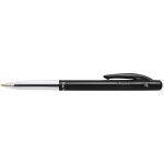 Bic m10 original stylo bille rtractable - pointe fine 0, 8 mm - noir