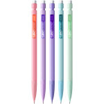 Bic matic pastel porte - mines pointe moyenne 0, 7 mm hb - coloris assortis