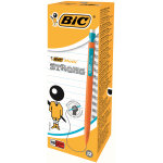 Bic matic strong porte - mine pointe large 0, 9 mm hb corps orange