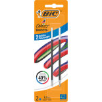Bic recharges bleues pour stylo bille 4 couleurs smooth - pointe moyenne 1 mm - encre ultra douce - blister ...