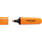Bic surligneur jumbo pointe biseaute. schage rapide. coloris orange fluo