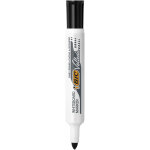 Bic velleda 1711 feutres pour tableau blanc effaables  sec  pointe conique large - marqueur noir