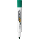 Bic velleda 1711 feutres pour tableau blanc effaables  sec  pointe conique large - marqueur vert