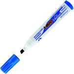 Bic velleda 1751 marqueur effaable tableau blanc pointe biseaute 3, 7 - 5, 5 mm bleu