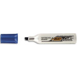 Bic velleda 1781 feutres pour tableau blanc effaçables à sec pointe biseautée large - bleu Bic velleda 1781 feutres pour tableau blanc effaçables à sec pointe biseautée large - bleu