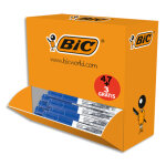 Bic pack de 50 feutres velleda 1741 pour tableau blanc, effaables  sec. pointe moyenne. coloris bleu ...