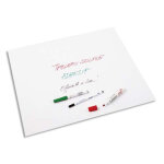 Bic velleda rouleau adhsif effaable  sec 45x50 cm - blanc, x1