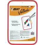 Bic velleda ardoise double face effaçable à sec - l. 30 x h. 44 cm - cadre rouge Bic velleda ardoise double face effaçable à sec - l. 30 x h. 44 cm - cadre rouge