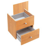 Bloc tiroirs multicases - hêtre (lot de 2) Bloc tiroirs multicases - hêtre (lot de 2)