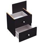 Bloc tiroirs multicases - noir (lot de 2) Bloc tiroirs multicases - noir (lot de 2)