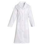 Blouse professionnelle blanche 100% coton manches longues, taille 56 / 58 Blouse professionnelle blanche 100% coton manches longues, taille 56 / 58