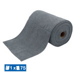 Bobine d'essuyage grise 75 microfibres