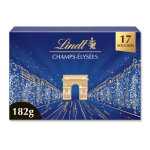 Bote de chocolats champs - elyses - assortiments chocolat au lait, blanc et noisette, pralin et noir ...