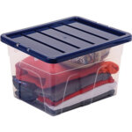 Bo�te de rangement bankers box, 22 l, transparent