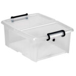 Bo�te de rangement strata, s'ouvrant sur le c�t�, 20 l