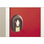 Botier moraillon porte - cadenas vestiaire mtal team color