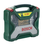 Bosch coffret 70 pices bosch pour le perage et le vissage