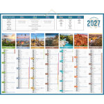 Bouchut calendrier bancaire plan�te - 43 x 55 cm - 2027