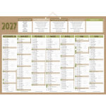 Bouchut calendrier mural annuel natura - 40, 5 x 55 cm - 2027