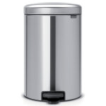 Brabantia poubelle newicon brabantia 20 l gris brossé mat Brabantia poubelle newicon brabantia 20 l gris brossé mat