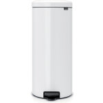 Brabantia poubelle newicon brabantia 30 l blanche