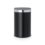 Brabantia poubelle touch bin demi lune 40 l noire brabantia Brabantia poubelle touch bin demi lune 40 l noire brabantia