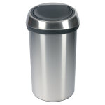 Brabantia poubelle touch bin brabantia inox 60 l